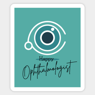 Happy Ophthalmologist Brafdesign Sticker